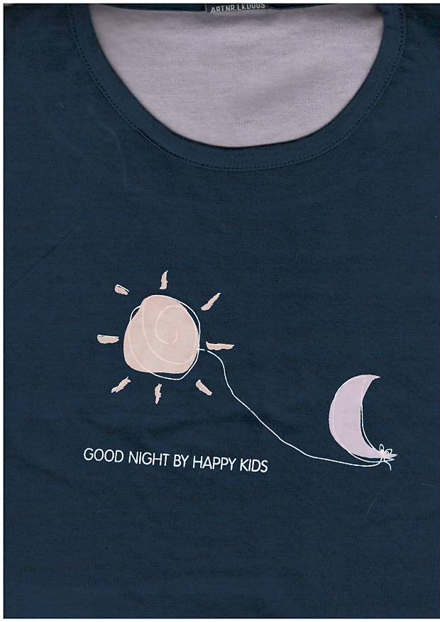 Dívčí noční košile LKD-005, krátký rukáv, růžová, vel. 128