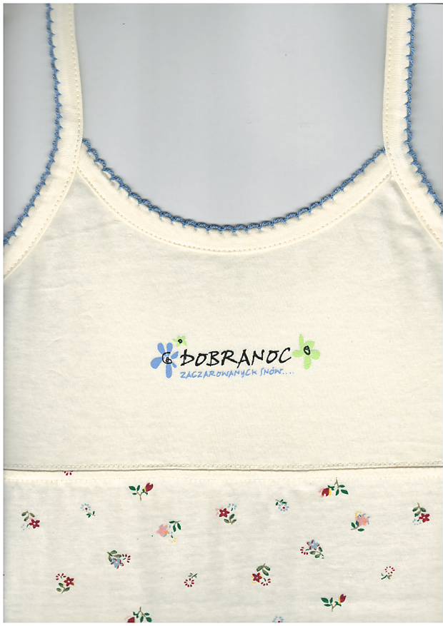 Happy kids, dívčí noční košile LKD-002 na ramínka, světle růžová, vel. 134