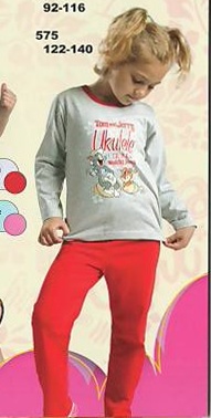 Dívčí pyžamo 575-T&J, vel. 122, 128, 134, 140 