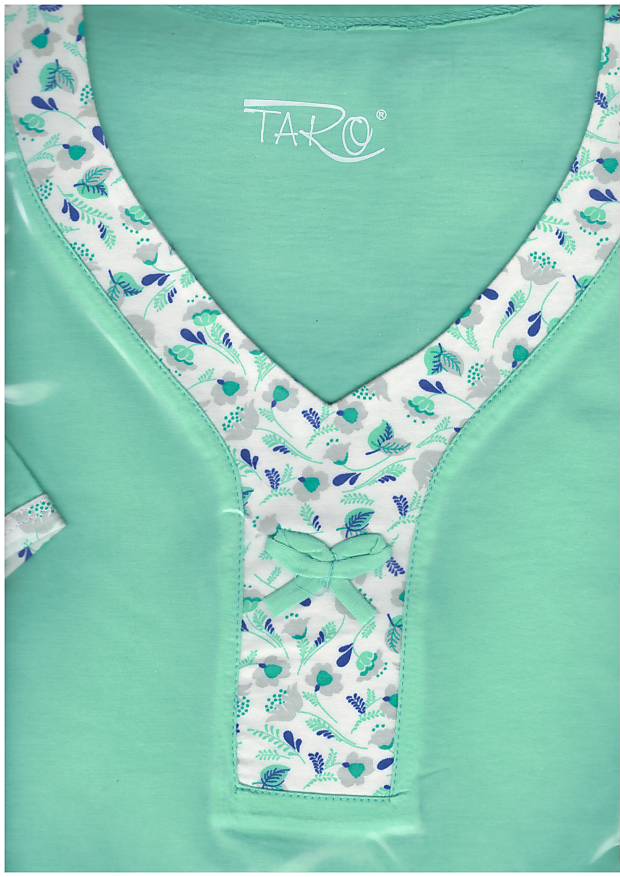 Taro, dámské pyžamo 808-Cecylia, krátký rukáv, růžová, vel. L