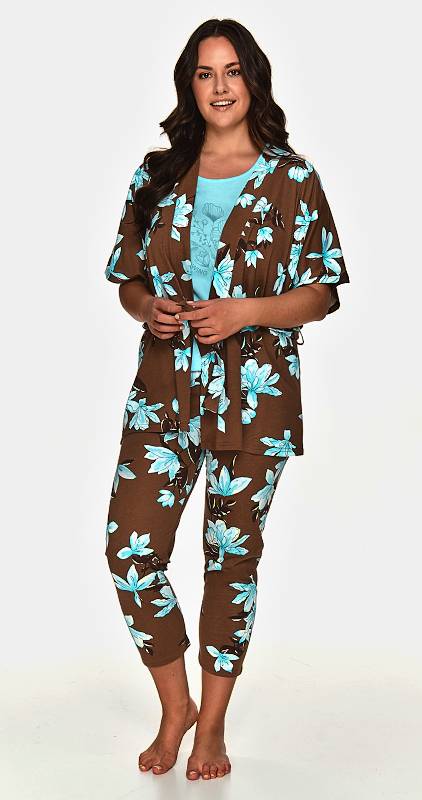 Taro, dámský župan 2683-Marija, hnědá, vel. S