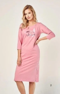 Dámská noční košile 2996-Olympia, 3/4 rukáv, vel. M, L, XL