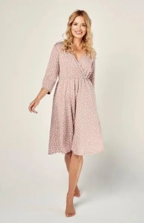 Mateřská noční košile 2976-Maternity, 3/4 rukáv, vel. S