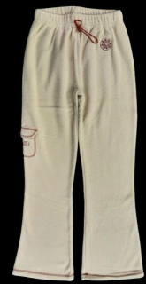 Dívčí flísové kalhoty SDAH-02, smetanová, vel. 158, 164