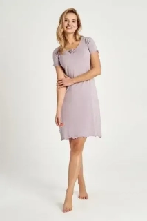 Dámská noční košile 3140/1-Milani, krátký rukáv, vel. S, L