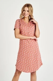 Dámská noční košile 3129-Ivy, krátký rukáv, vel. M, L