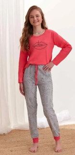 Dívčí pyžamo 2250/1-Nora, dlouhý rukáv, vel. 152