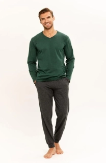 Pánské pyžamo 3301-Dan, dlouhý rukáv, vel. M, L, XL, XXL