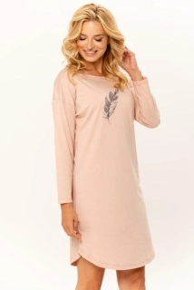 Dámská noční košile 3288-Jane, dlouhý rukáv, vel. S, M, L, XL