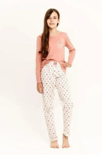 Dívčí pyžamo 3285-Polly, dlouhý rukáv, vel. 146, 158 