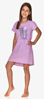 Dětská noční košile 2708-Tamara, krátký rukáv, vel. 104, 110