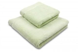Ručník a osuška z mikrobavlny, pistácie