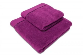 Ručník a osuška z mikrobavlny, tmavě fialová