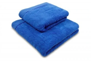 Ručník a osuška z mikrobavlny, modrá