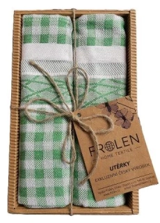 Utěrka Kolsch - 2 ks v eko balení, zelená