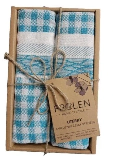 Utěrka Kolsch - 2 ks v eko balení, modrá